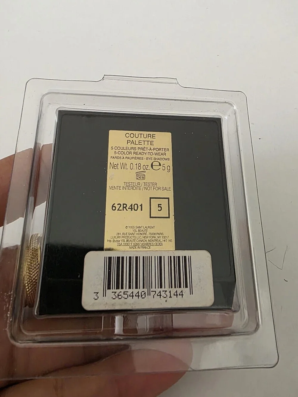 Yves Saint Laurent Couture Palette 5 Color Refill EyeShadows shade 5 Surrealiste